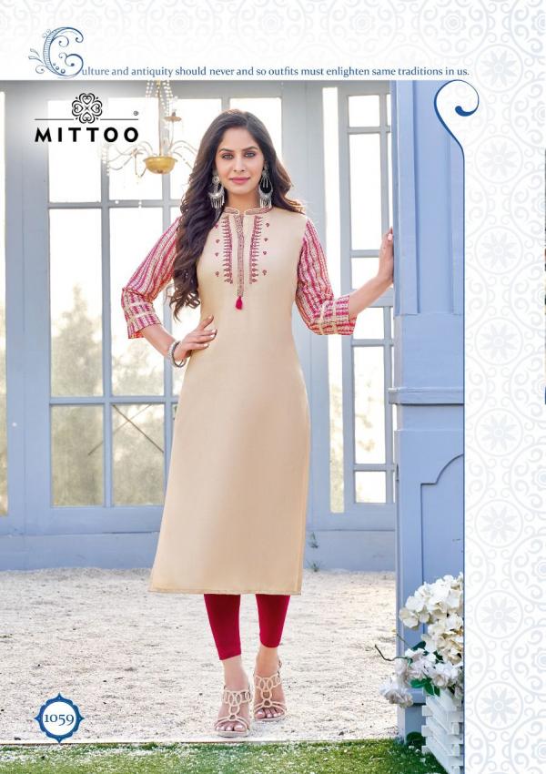 Mittoo Prince Designer Stright Cut Kurtis Collection